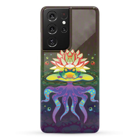 Psychedelic Lily Frog Phone Case